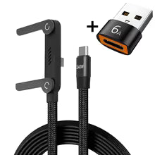 Câble 2 en 1 rapide 240W avec support intégré